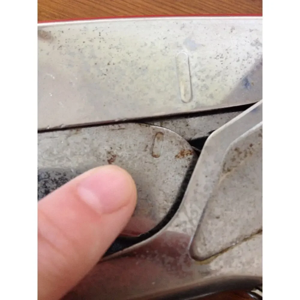 Vintage Metal Chrome Shiny Bates 210P Standard Plier Hand Stapler